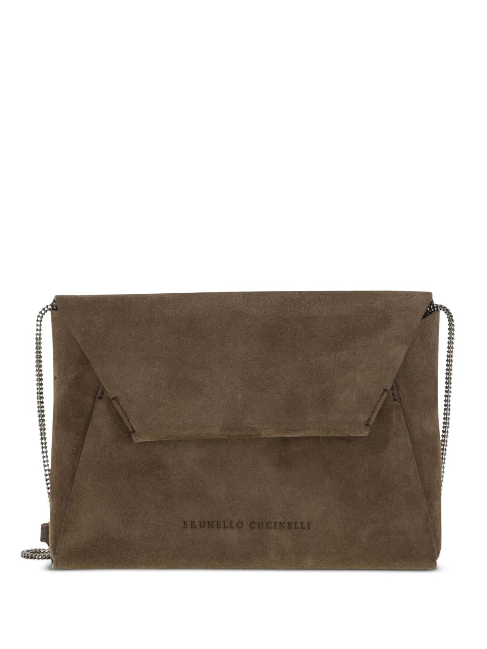 Brunello Cucinelli Clutch BC Duo - Marrone
