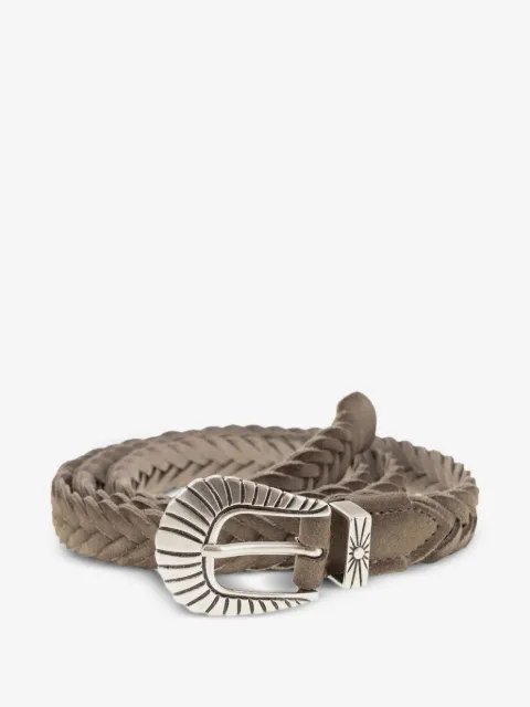 ALBERTO LUTI braided leather belt