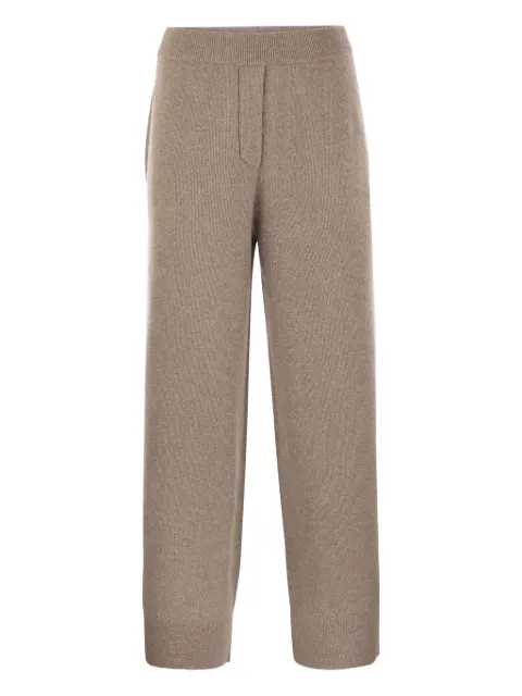 Brunello Cucinelli rib-knit track pants