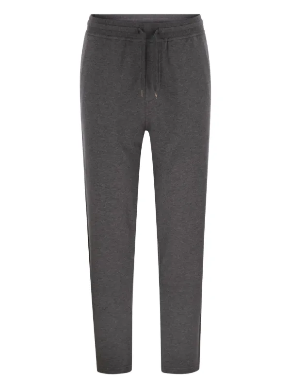 BRUNELLO CUCINELI パンツ Brunello Cucinelli フリース トラックパンツ | グレー | FARFETCH JP