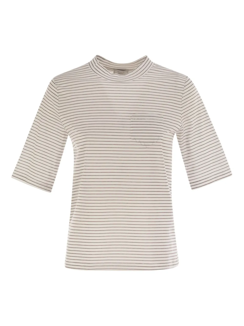 Peserico T-shirt a righe - Toni neutri