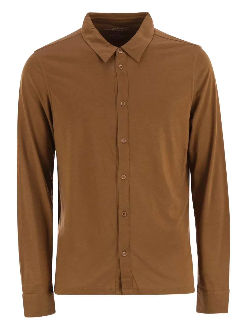 Majestic Filatures Camicia a maniche lunghe - Marrone