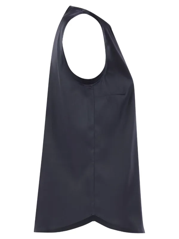 Brunello Cucinelli ノースリーブ ブラウス | ブルー | FARFETCH JP