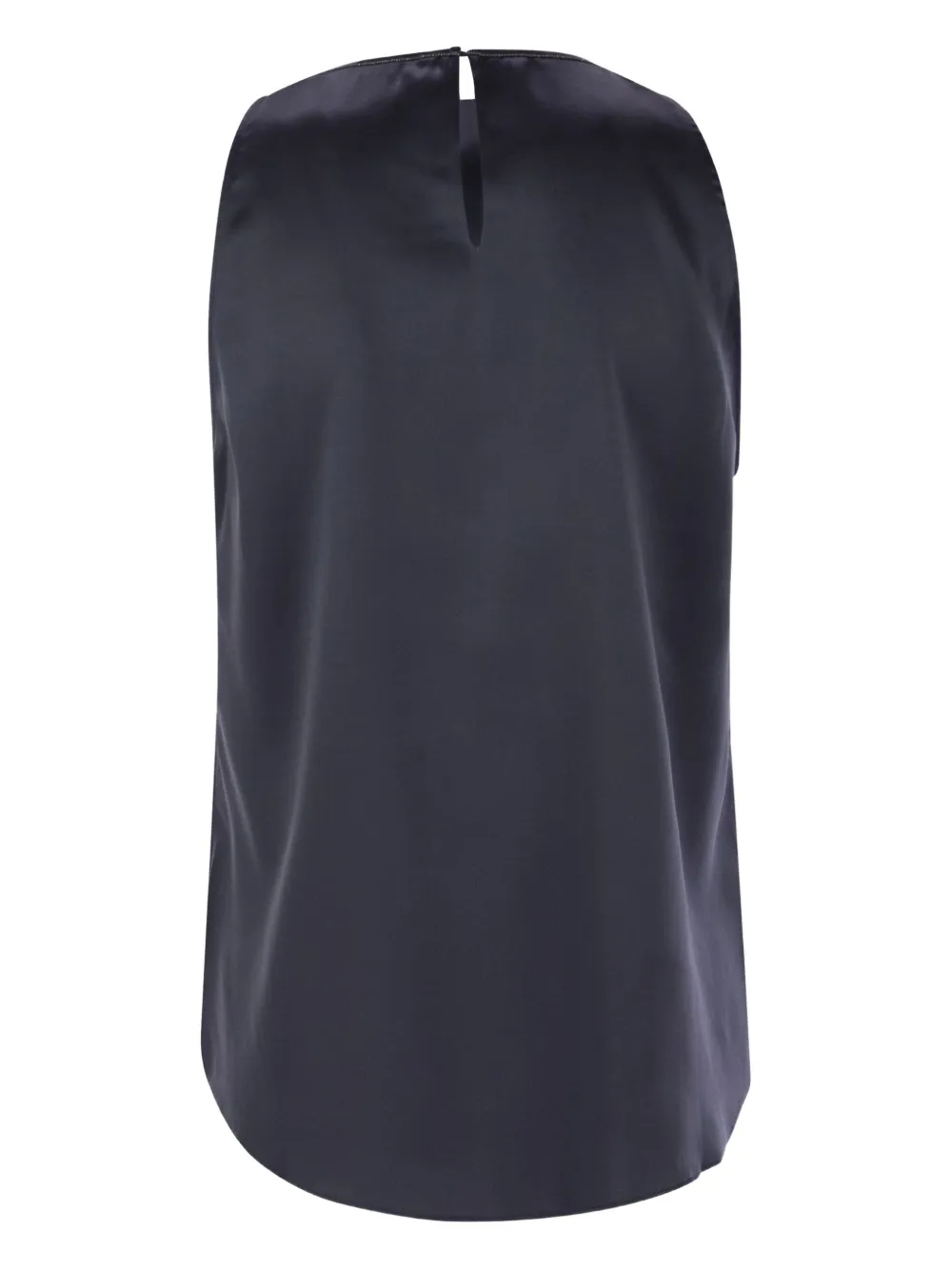 Brunello Cucinelli Mouwloze blouse - Blauw