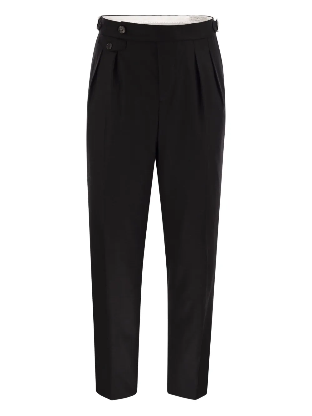 Brunello Cucinelli double-darts trousers | Black | Image 1