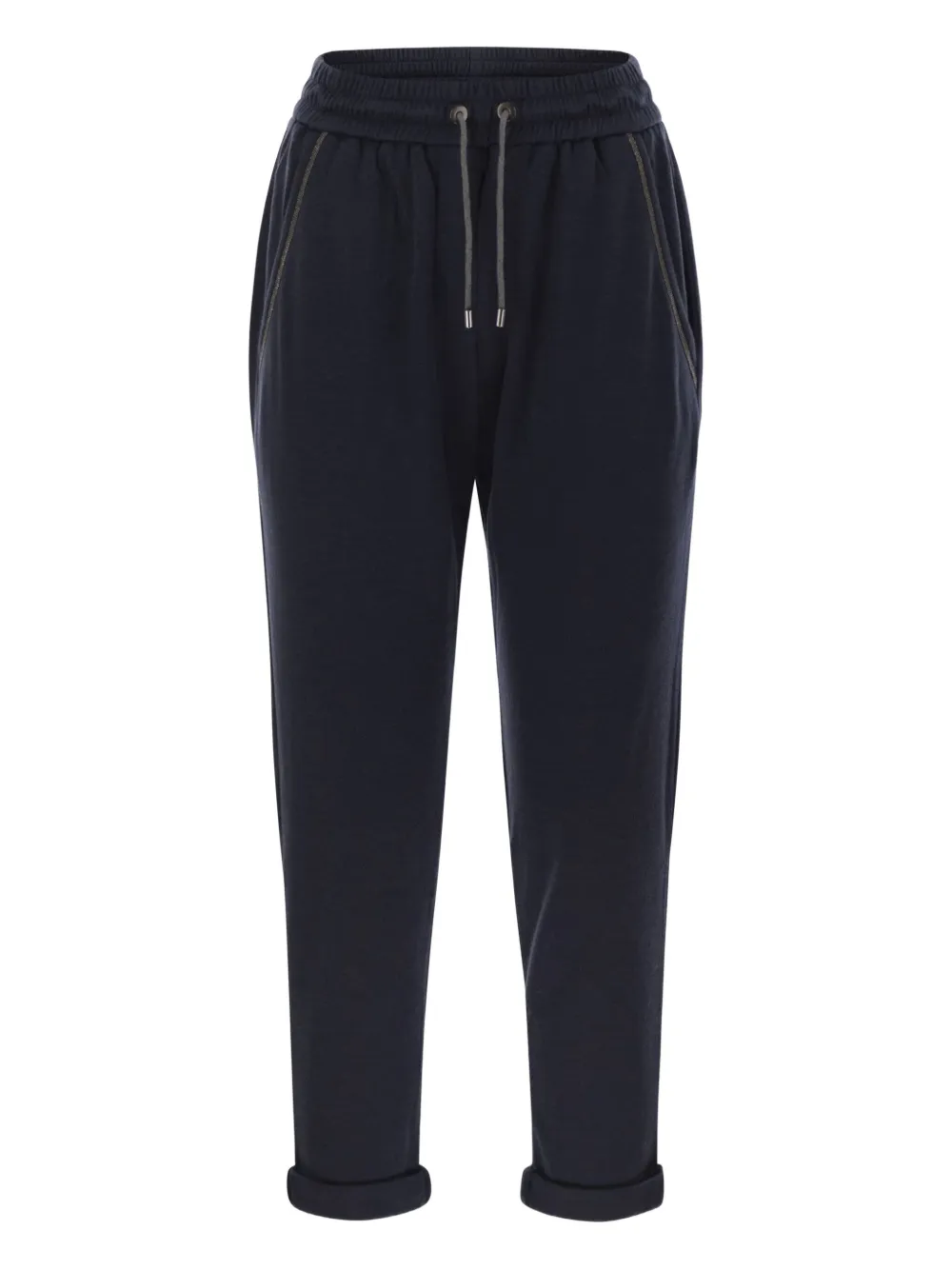 Brunello Cucinelli pocket drawstring trousers | Blue | Image 1
