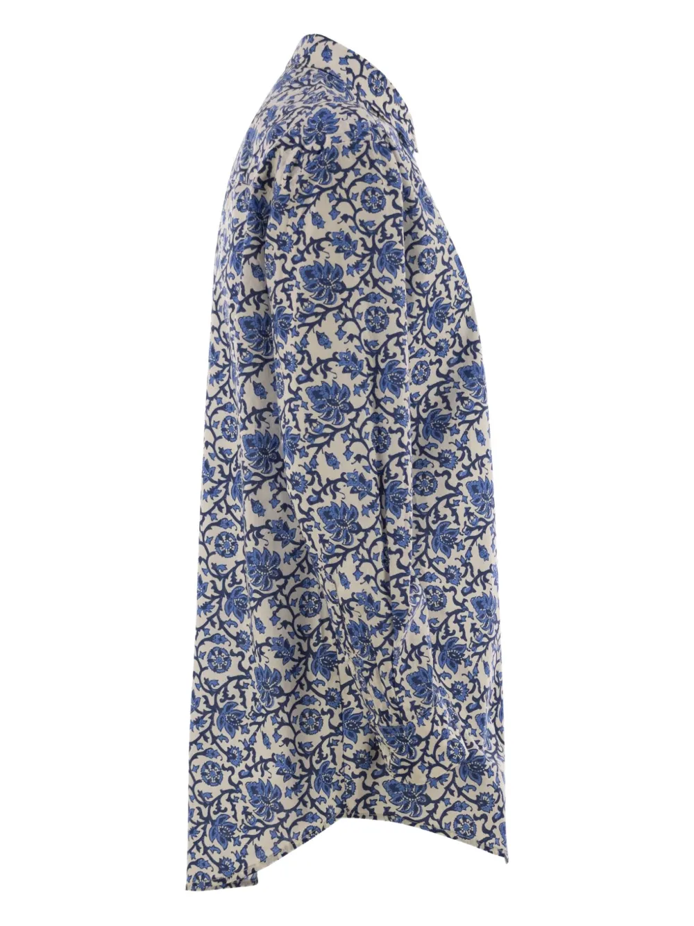 MC2 Saint Barth Brigitte blouse met bloemenprint - Beige