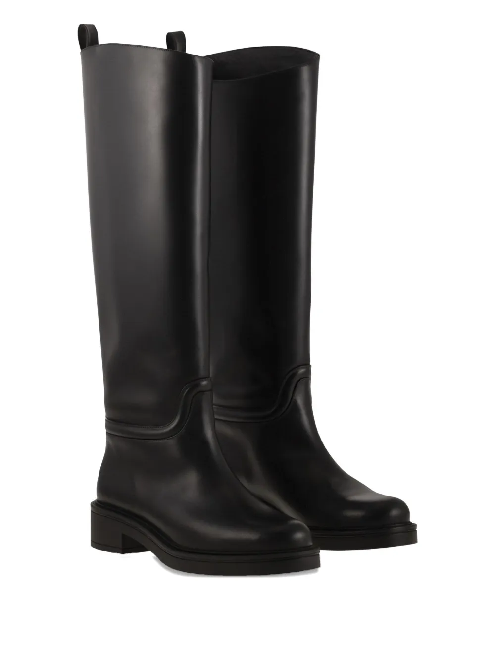 Stuart Weitzman 40mm Celia rounded-toe leather boots | Knee-High Boots | Image 2