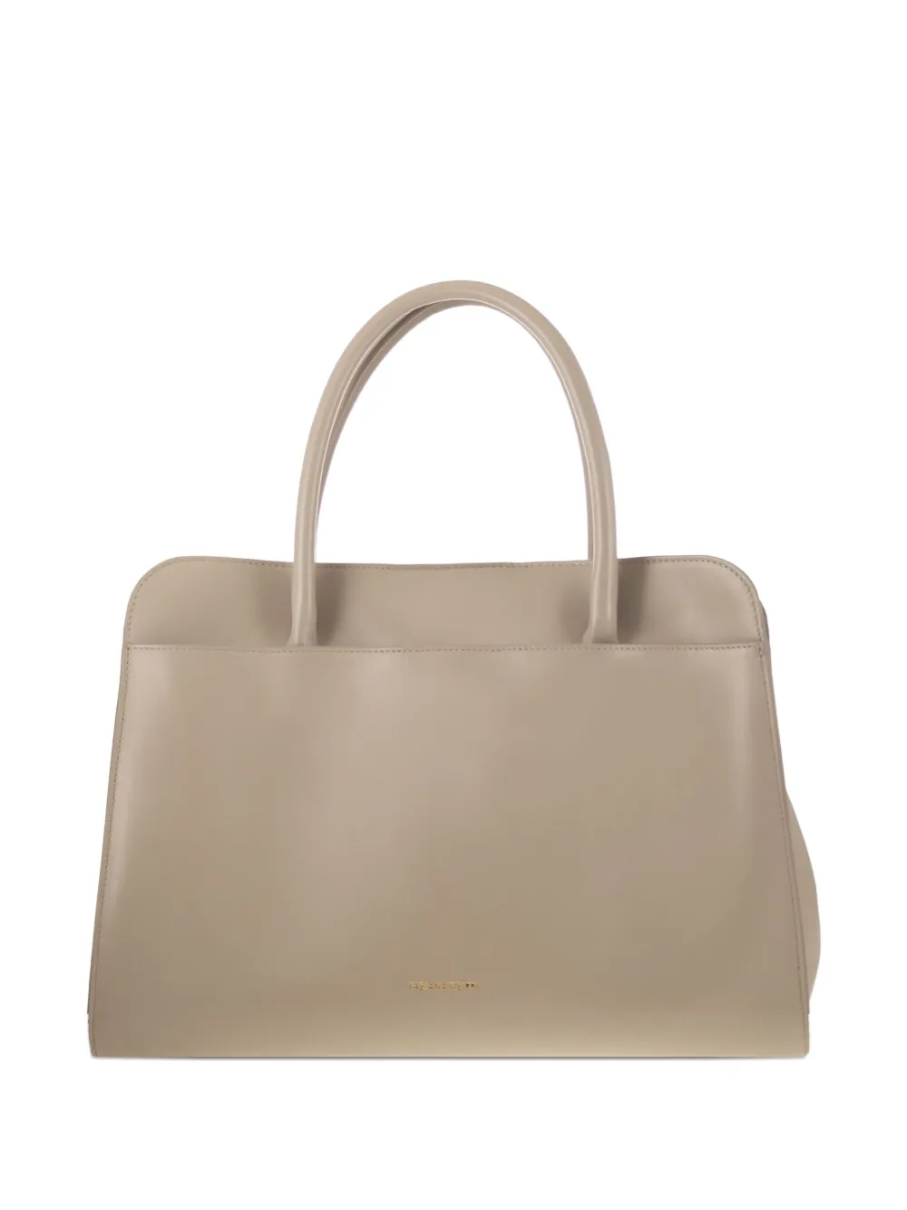 Fabiana Filippi Large Handbag With Metal Accessory In Neutral