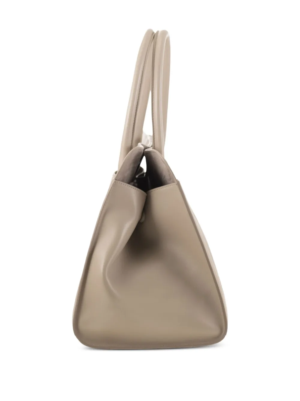 Fabiana Filippi Large Handbag With Metal Accessory In Neutral
