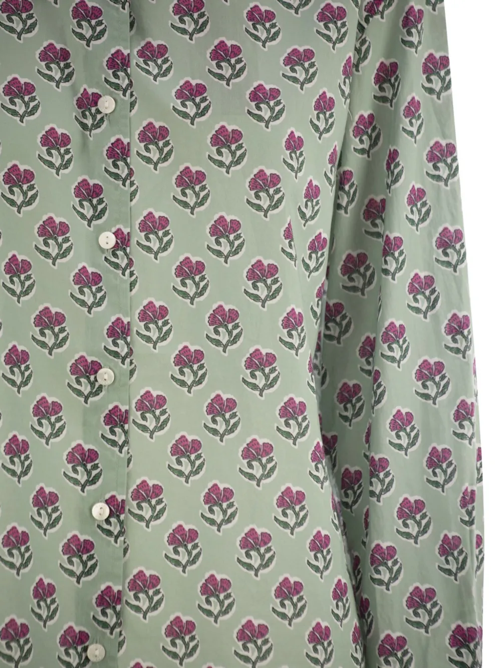 MC2 Saint Barth Meredith blouse met bloemenprint Groen