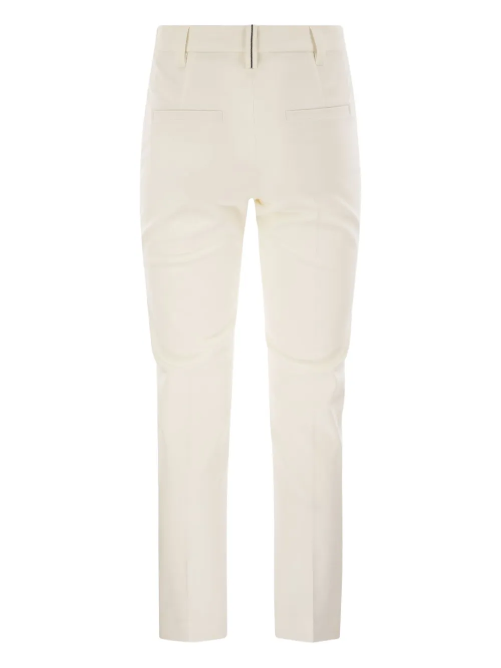 Brunello Cucinelli Broek met platte voorkant - Beige