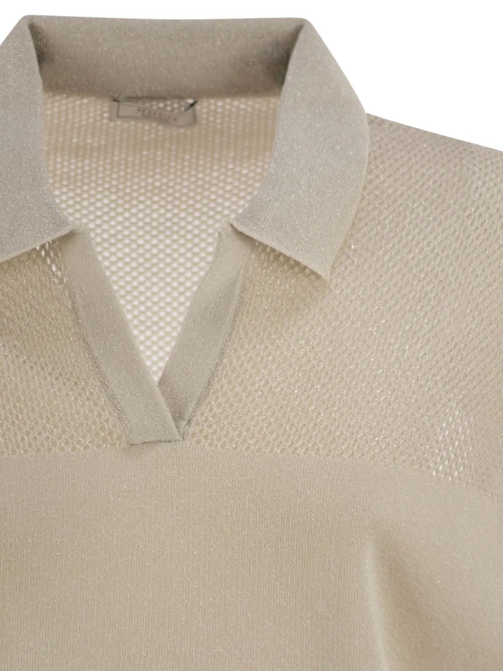 Micro-Net Ribbed Top
