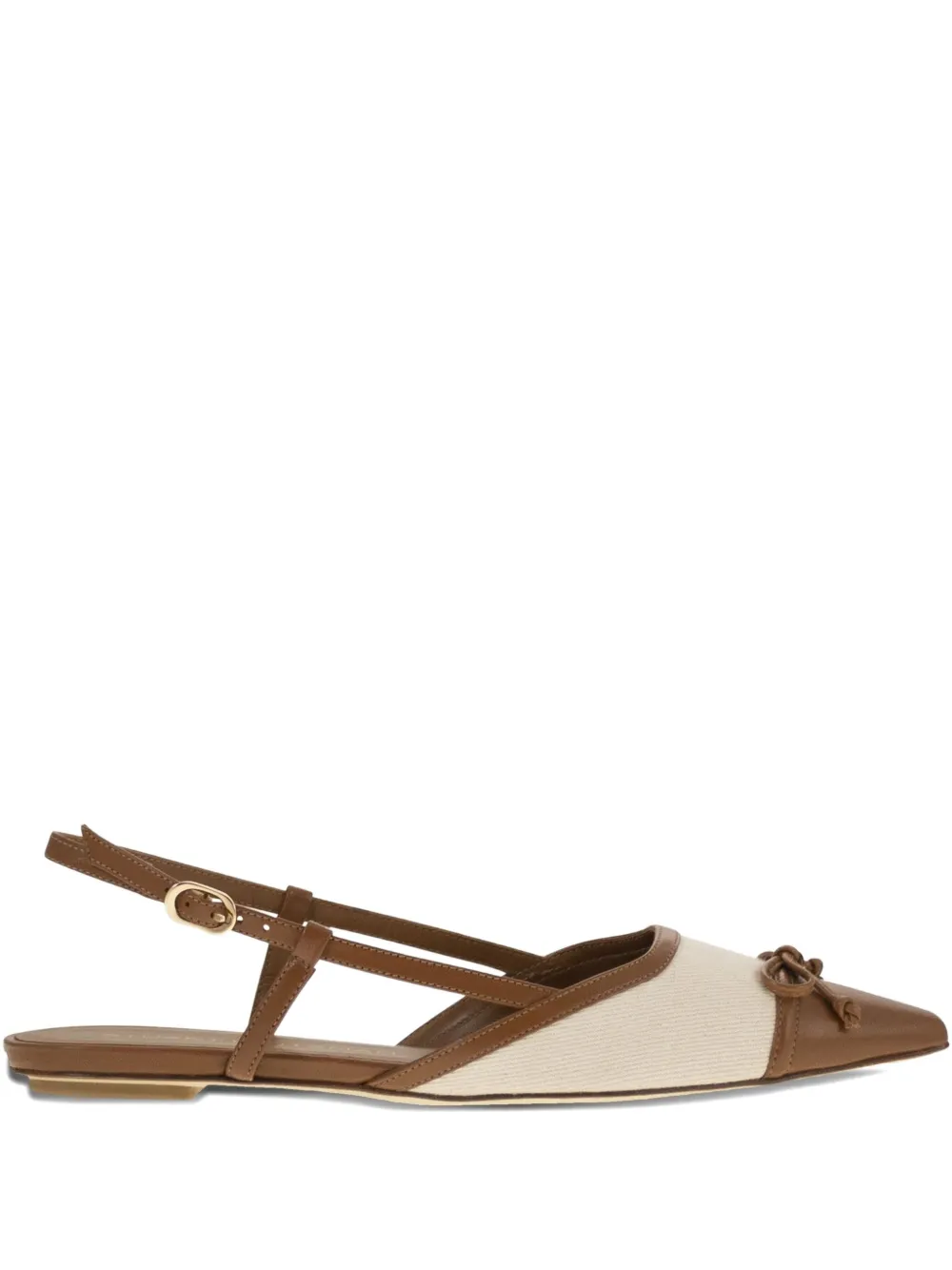 Stuart Weitzman Kitty  pointed-toe slingback pumps | Neutrals | Image 1