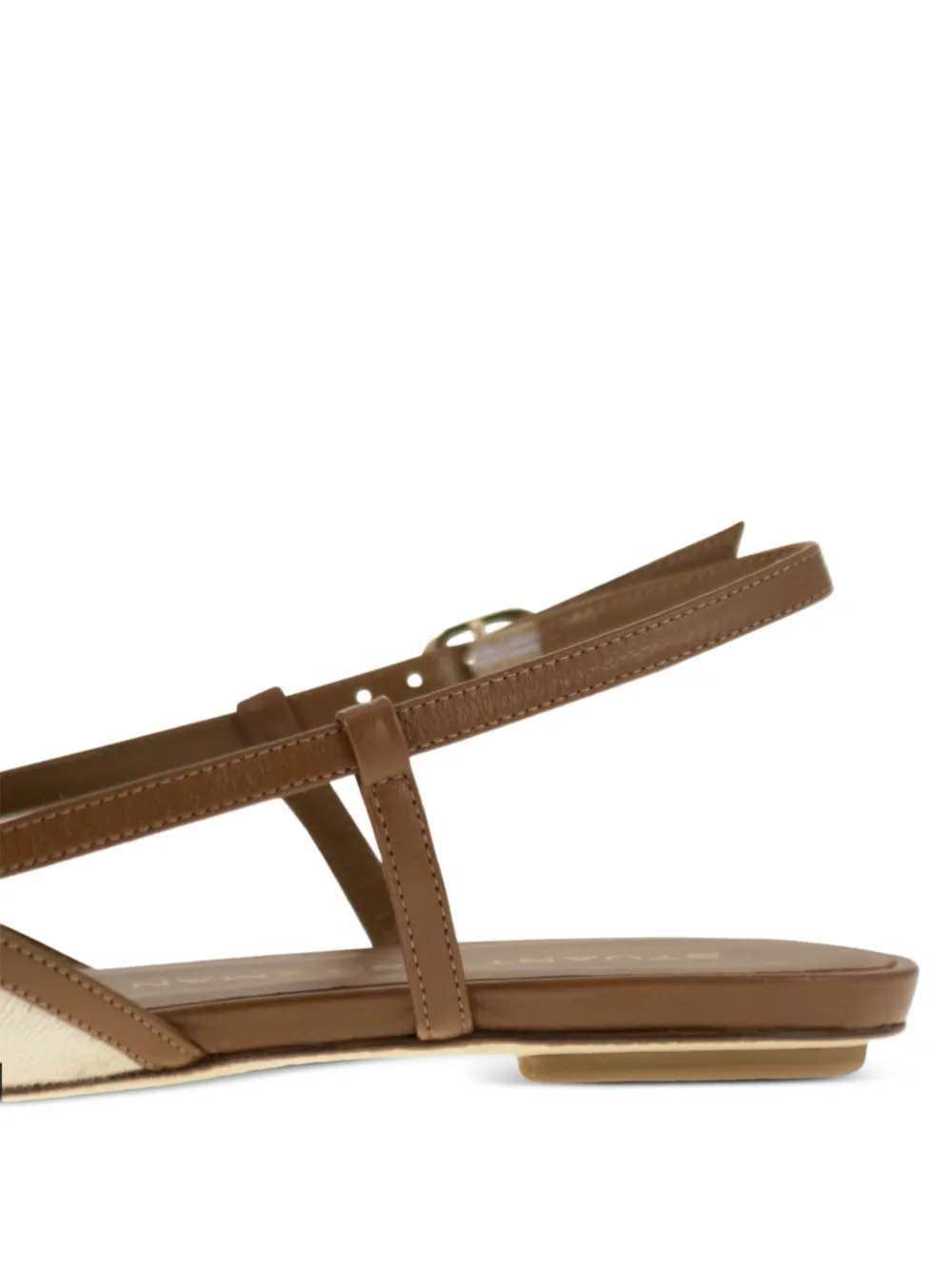 Stuart Weitzman Kitty slingback pumps met puntige neus Beige