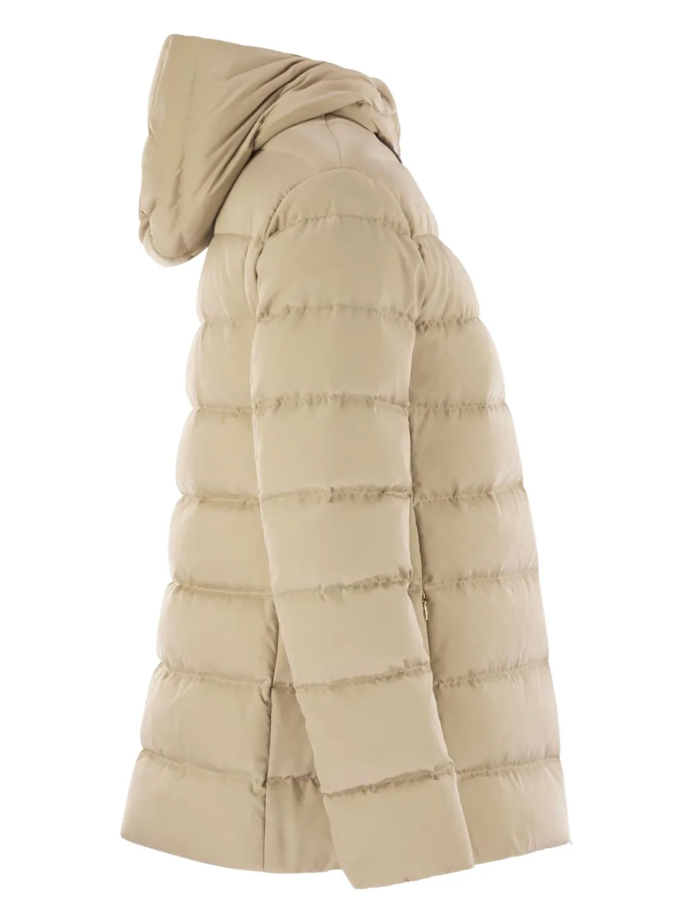 Herno Gevoerd jack met capuchon Beige