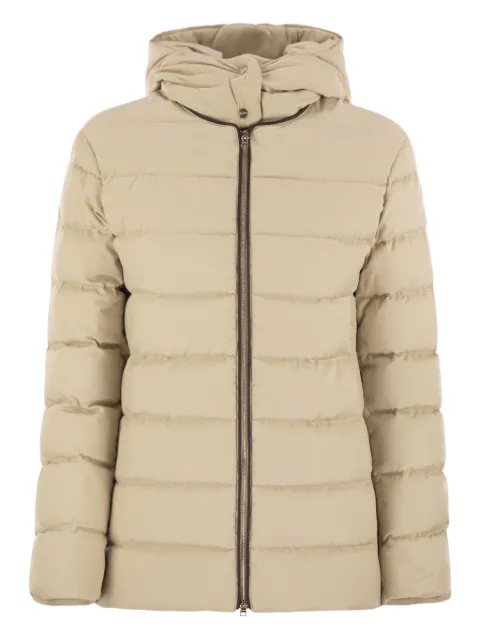 Herno hooded quilted jacket
