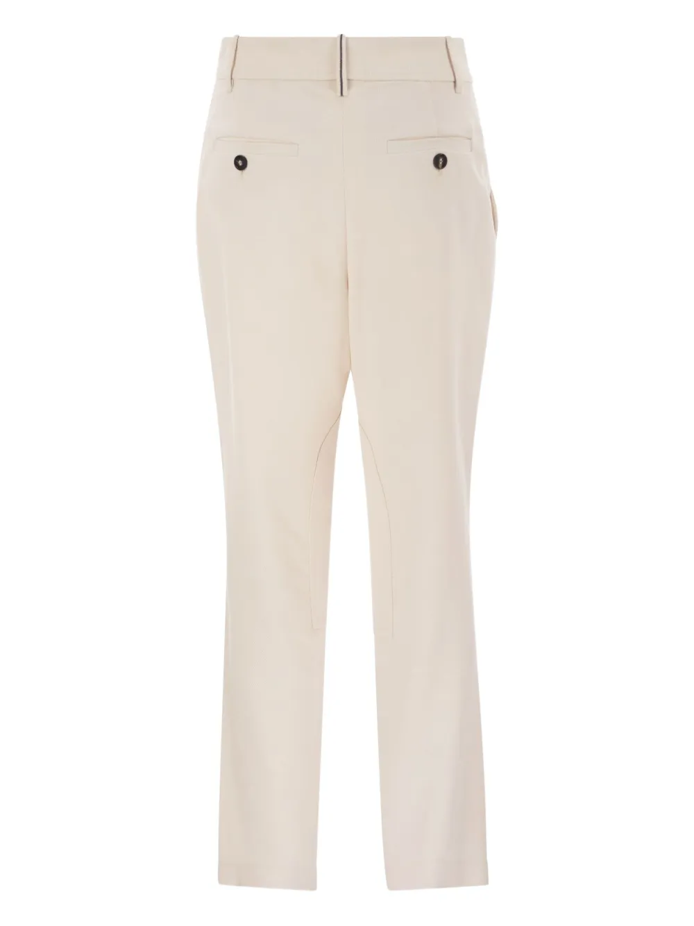 Brunello Cucinelli Broek met riemlussen - Beige
