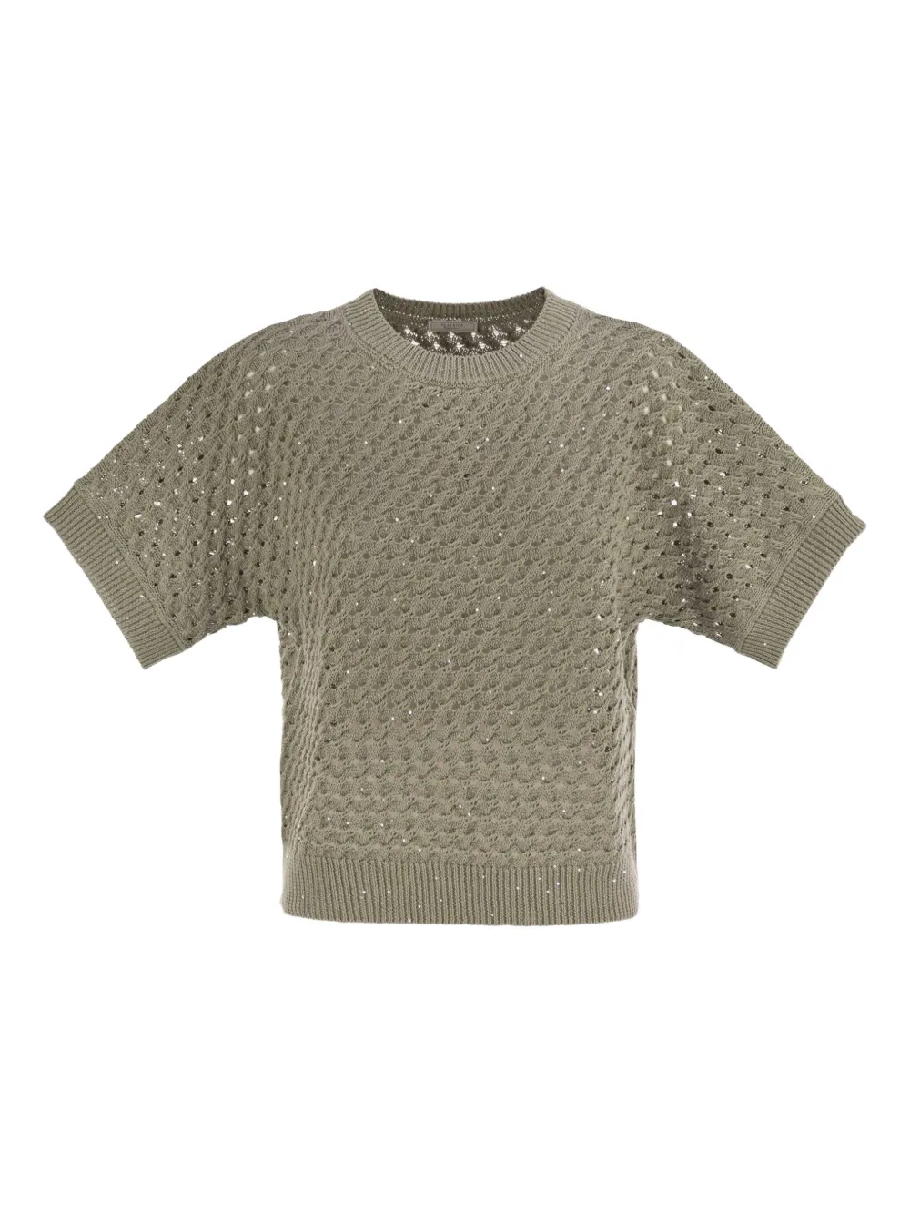 Peserico Top con paillettes - Verde