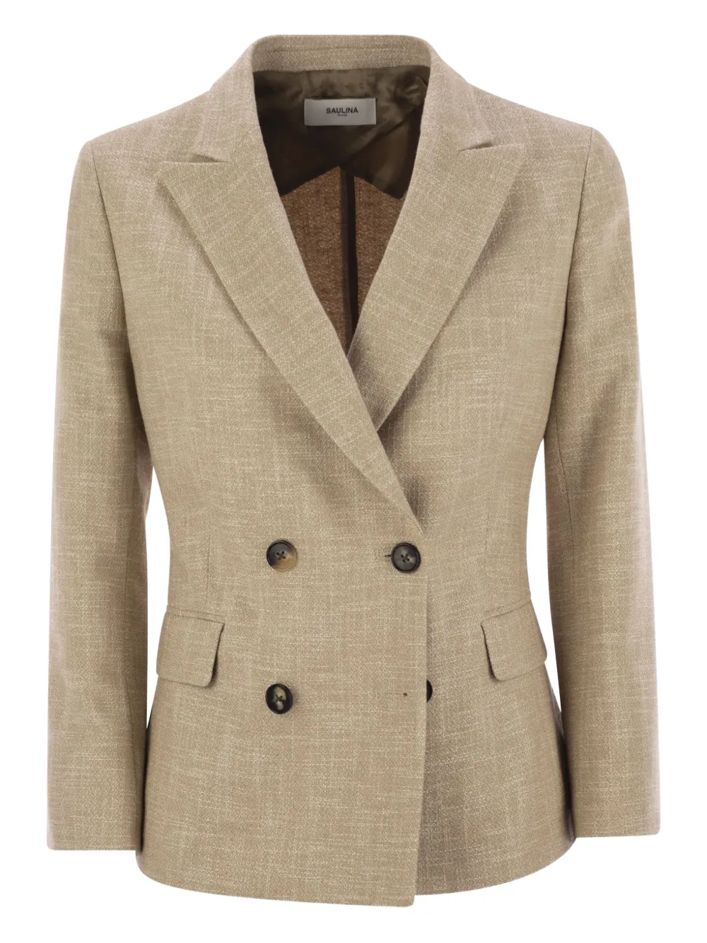 SAULINA Blazer doppiopetto Antonella - Toni neutri