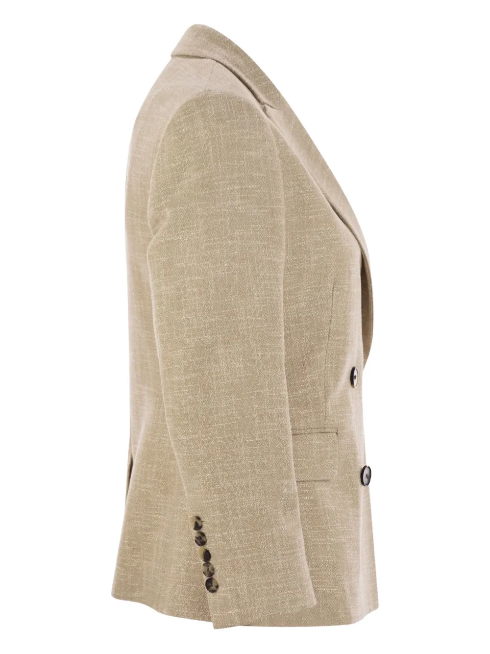  Saulina Antonella Double-breasted Blazer - Neutrals 