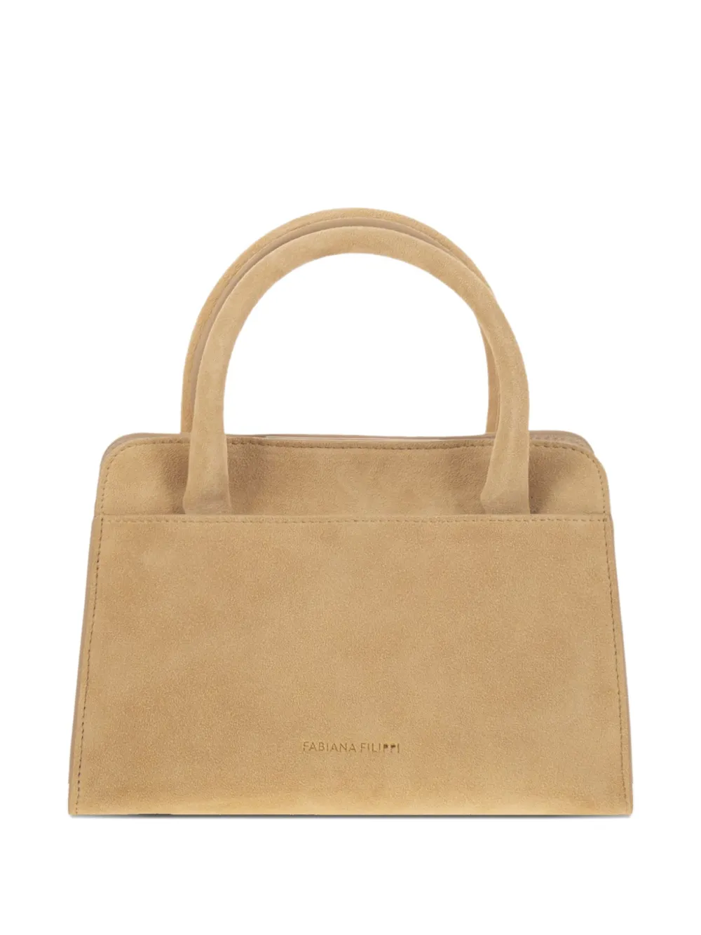 Fabiana Filippi Kleine suède shopper - Beige
