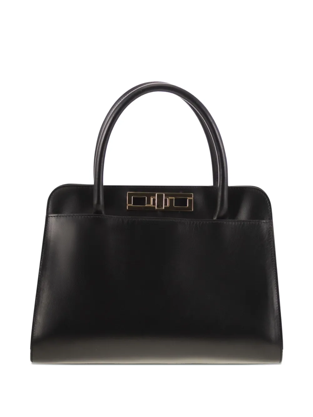 Fabiana Filippi Borsa tote in pelle con logo - Nero