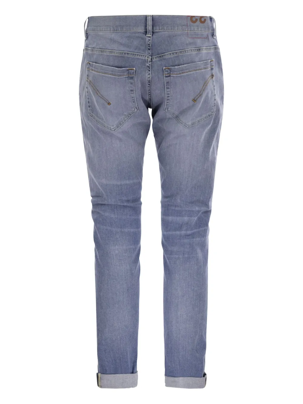 DONDUP George jeans met logodetail - Blauw