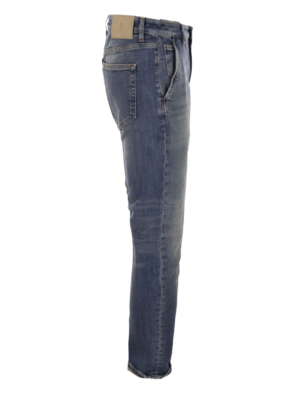 PT Torino Indie jeans met vijf zakken Blauw