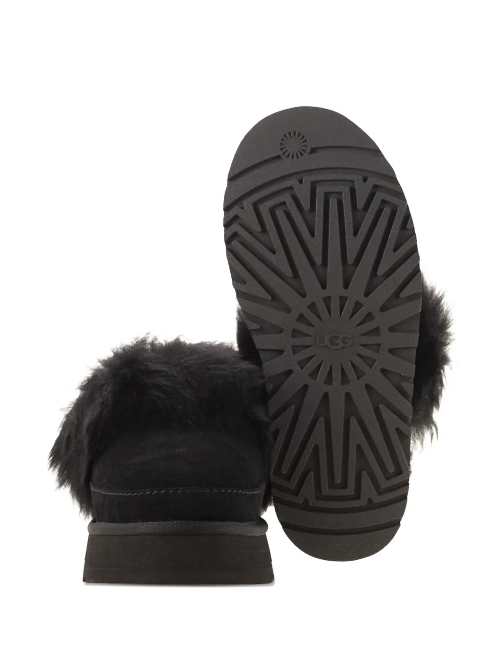 Ugg Disquette Chalet Mules In Black