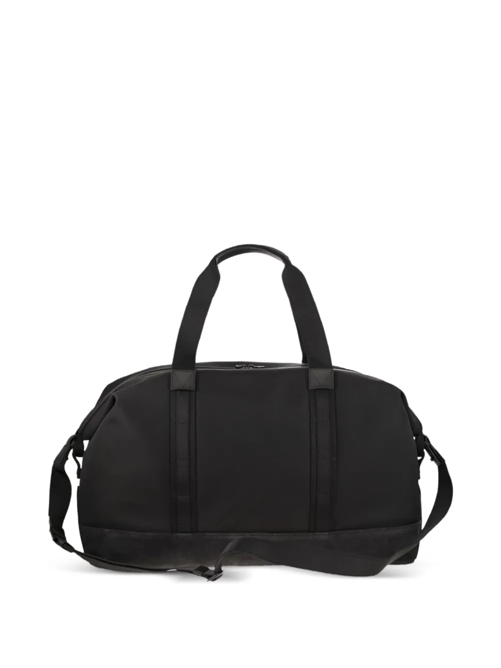 Moncler Tech duffeltas met leren afwerking Zwart