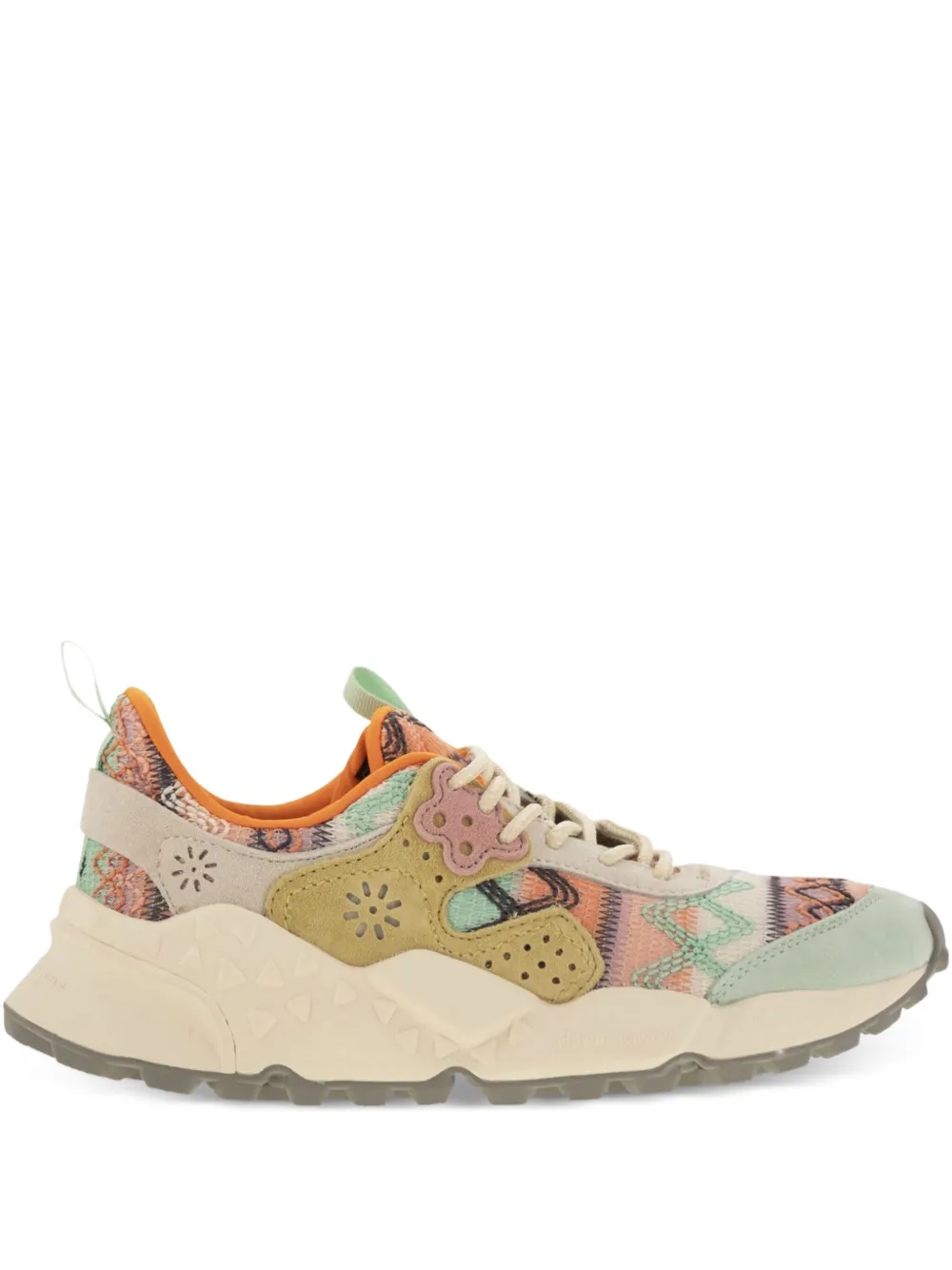 FLOWER MOUNTAIN Kotetsu Sneakers mit Einsätzen - Nude