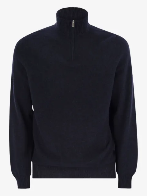 Fedeli Favonio Persia half-zip jumper