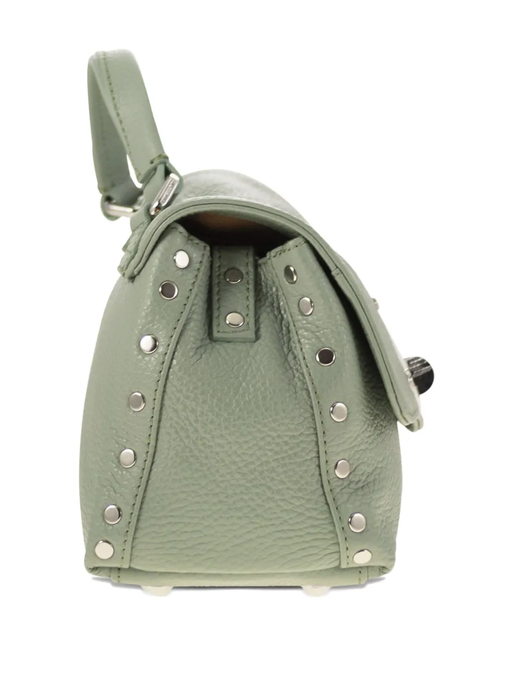 Zanellato Postina Baby Studded Mini Bag In Green