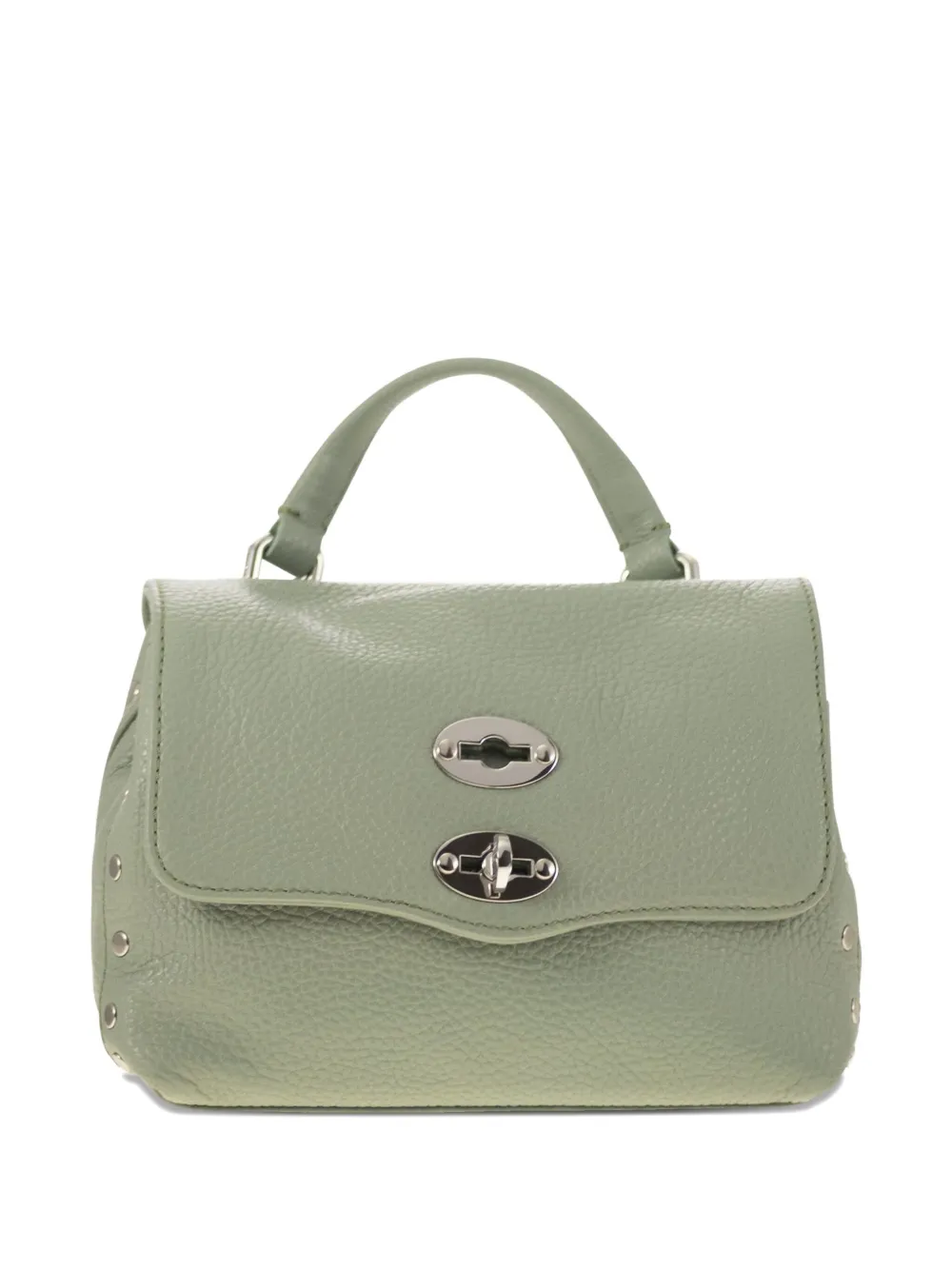 Zanellato Postina Baby Studded Mini Bag In Green