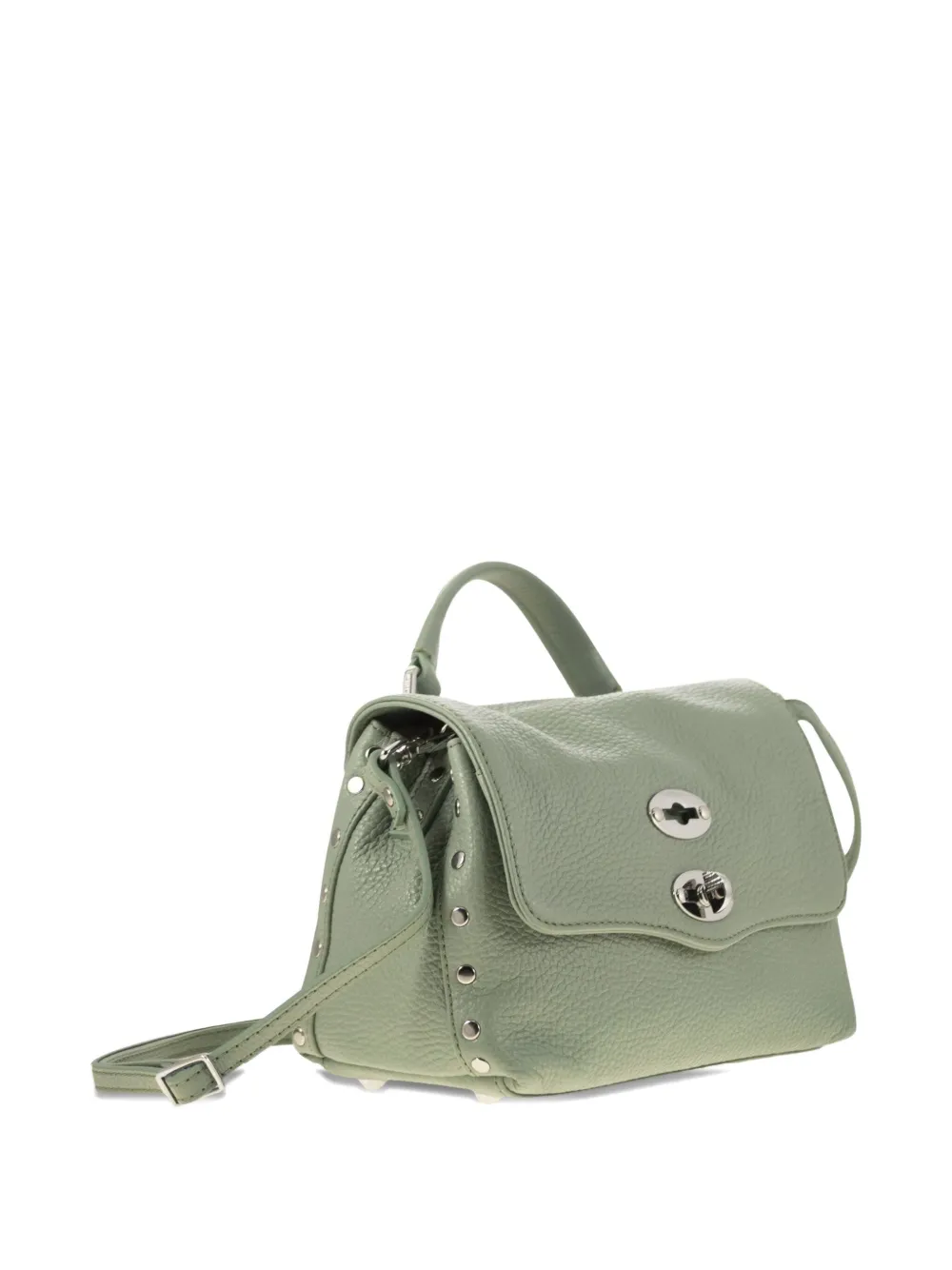 Zanellato Postina Baby Studded Mini Bag In Green
