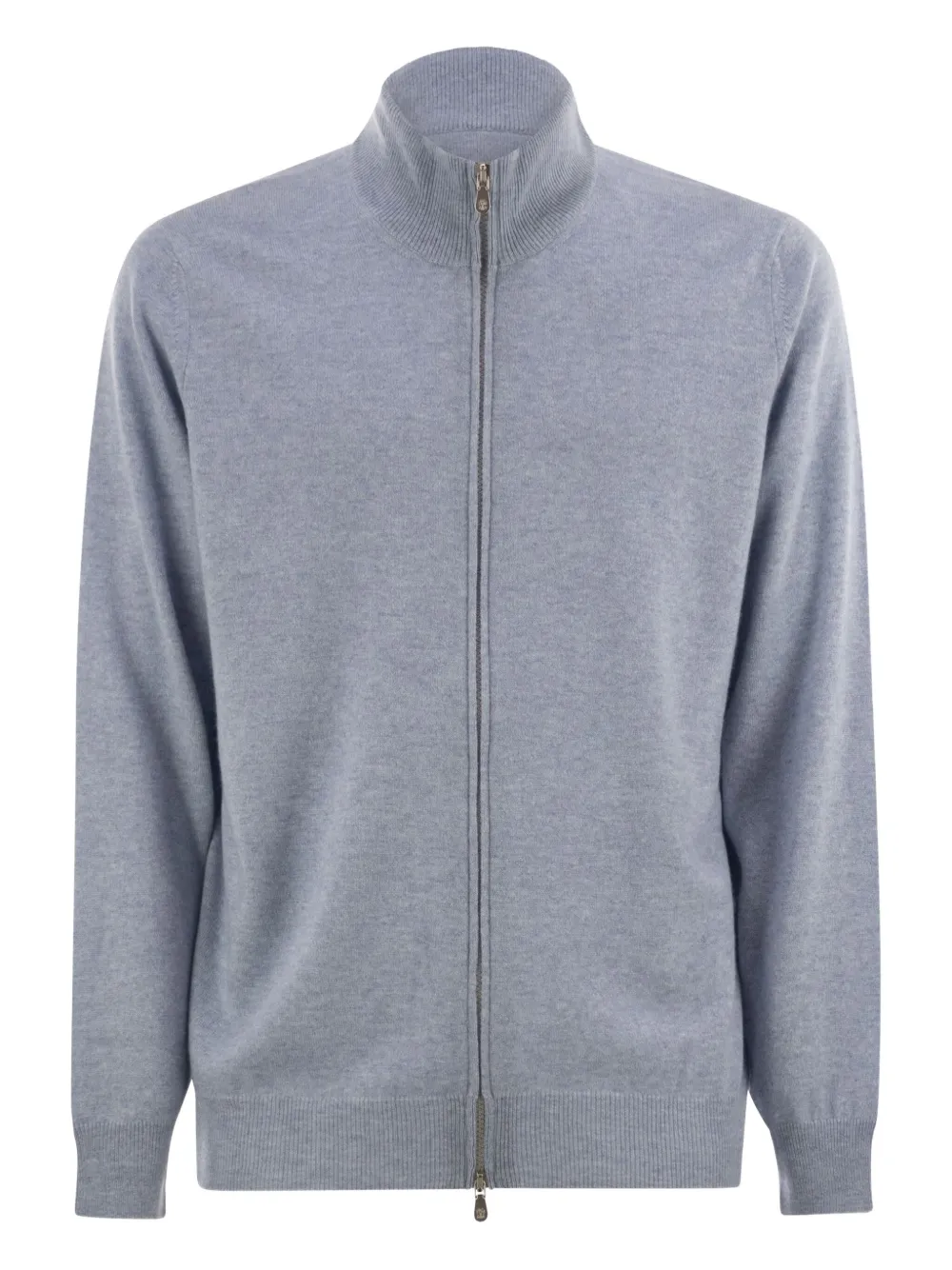 Brunello Cucinelli Cardigan con zip - Blu