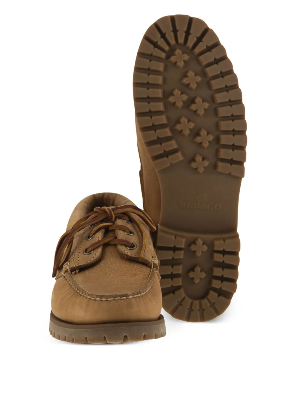 Sebago Acadia bootschoenen van gewaxt leer Bruin