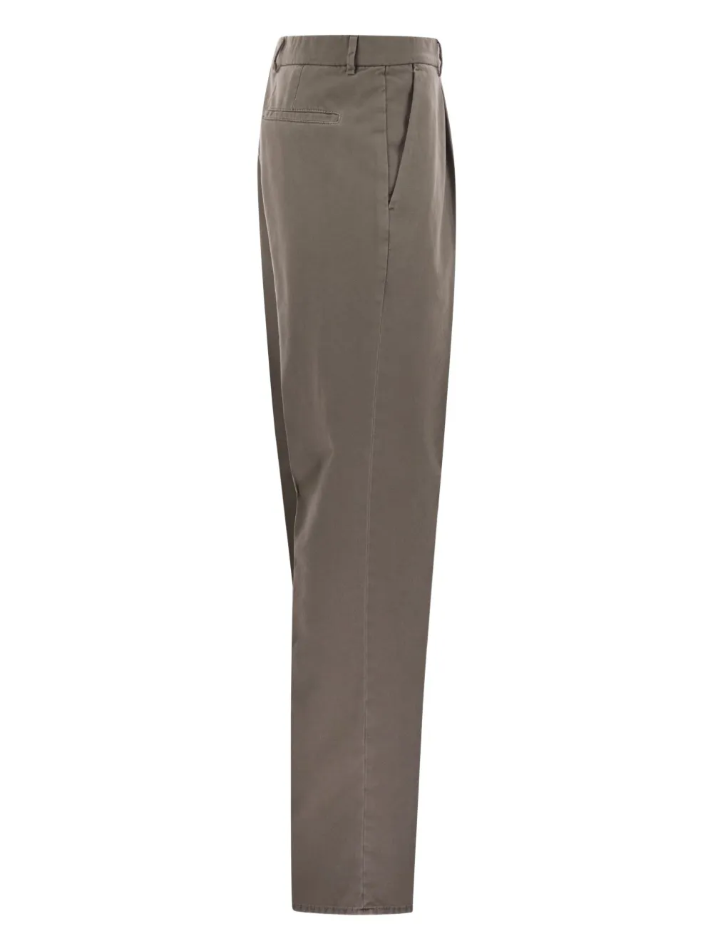 Brunello Cucinelli Broek met riemlussen - Bruin