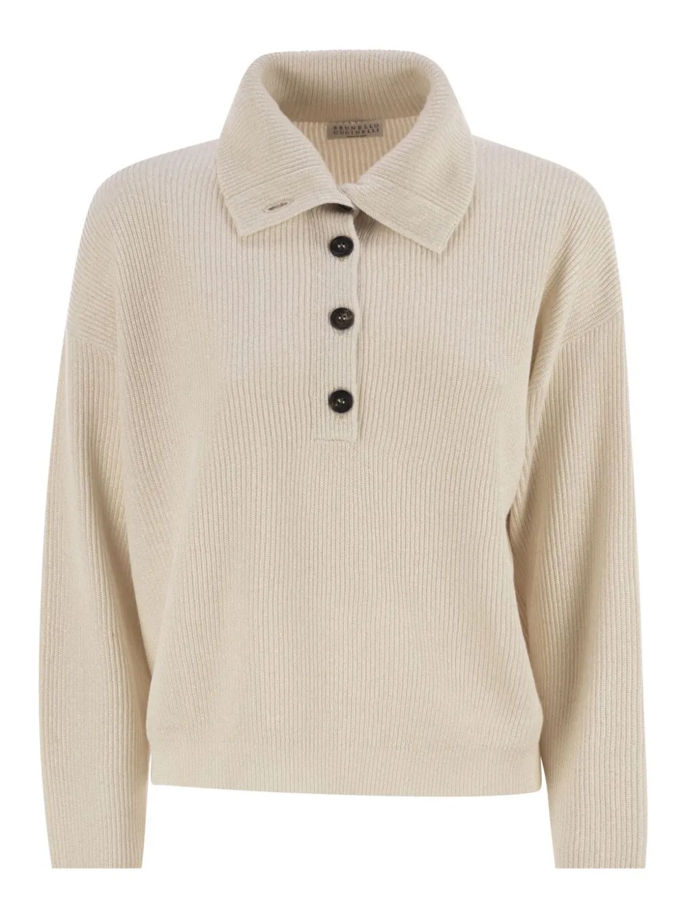 Brunello Cucinelli Polo con bottoni - Toni neutri