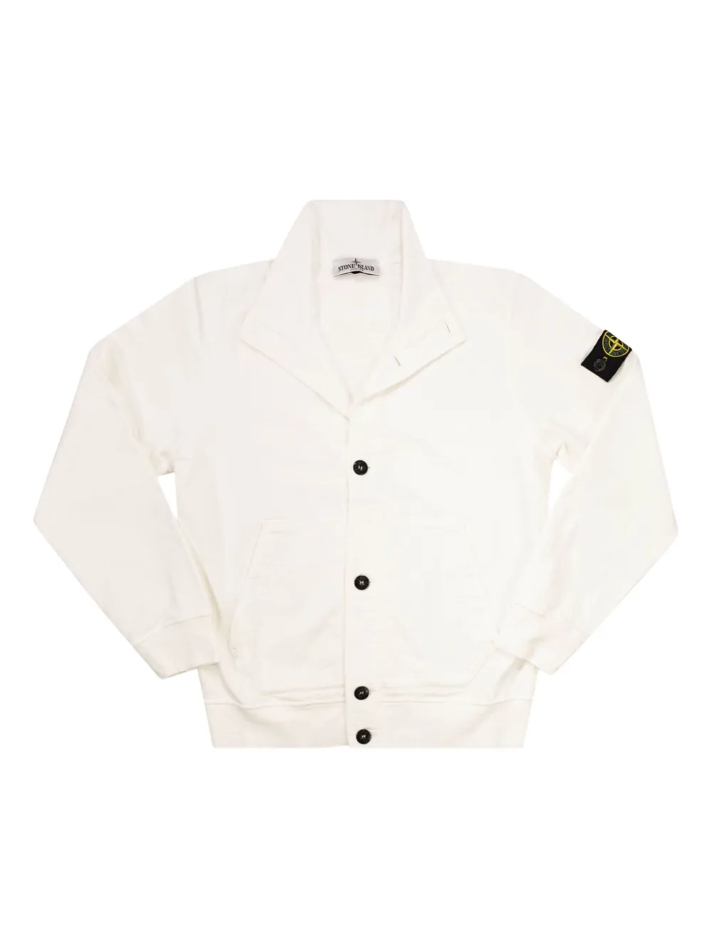 Stone Island Junior Compass-motif sweatshirt | White | Image 1