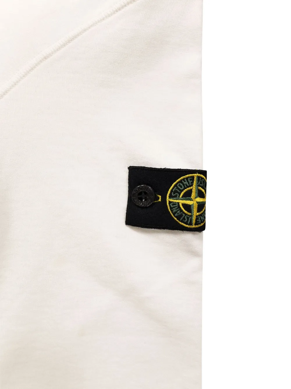 Stone Island Junior Sweater met Compass-logopatroon Wit