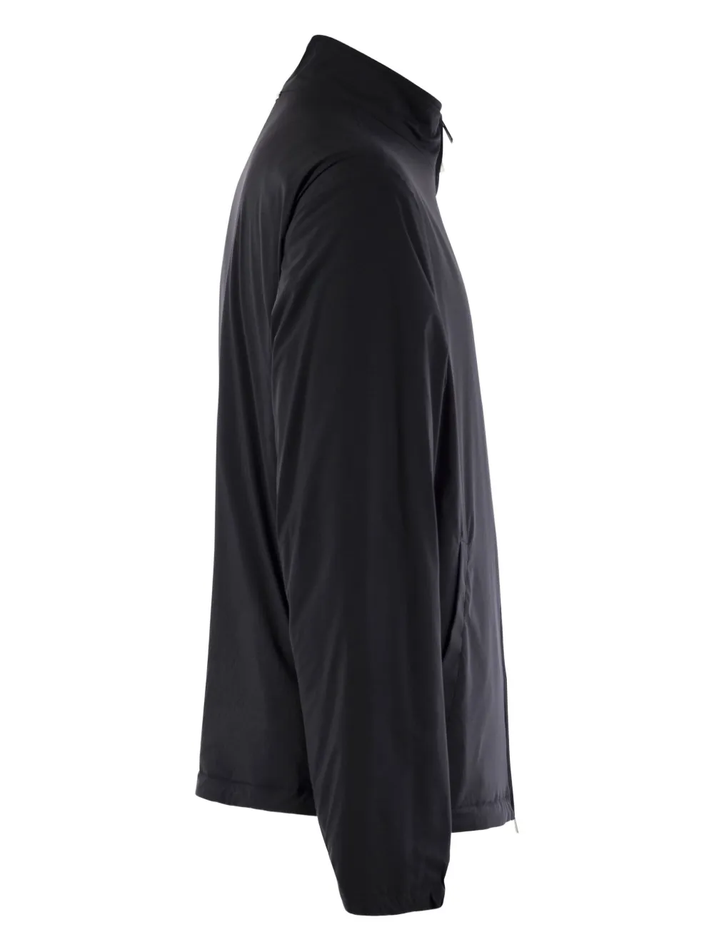 Fedeli Bomber Jacket In Technical Fabric In Black