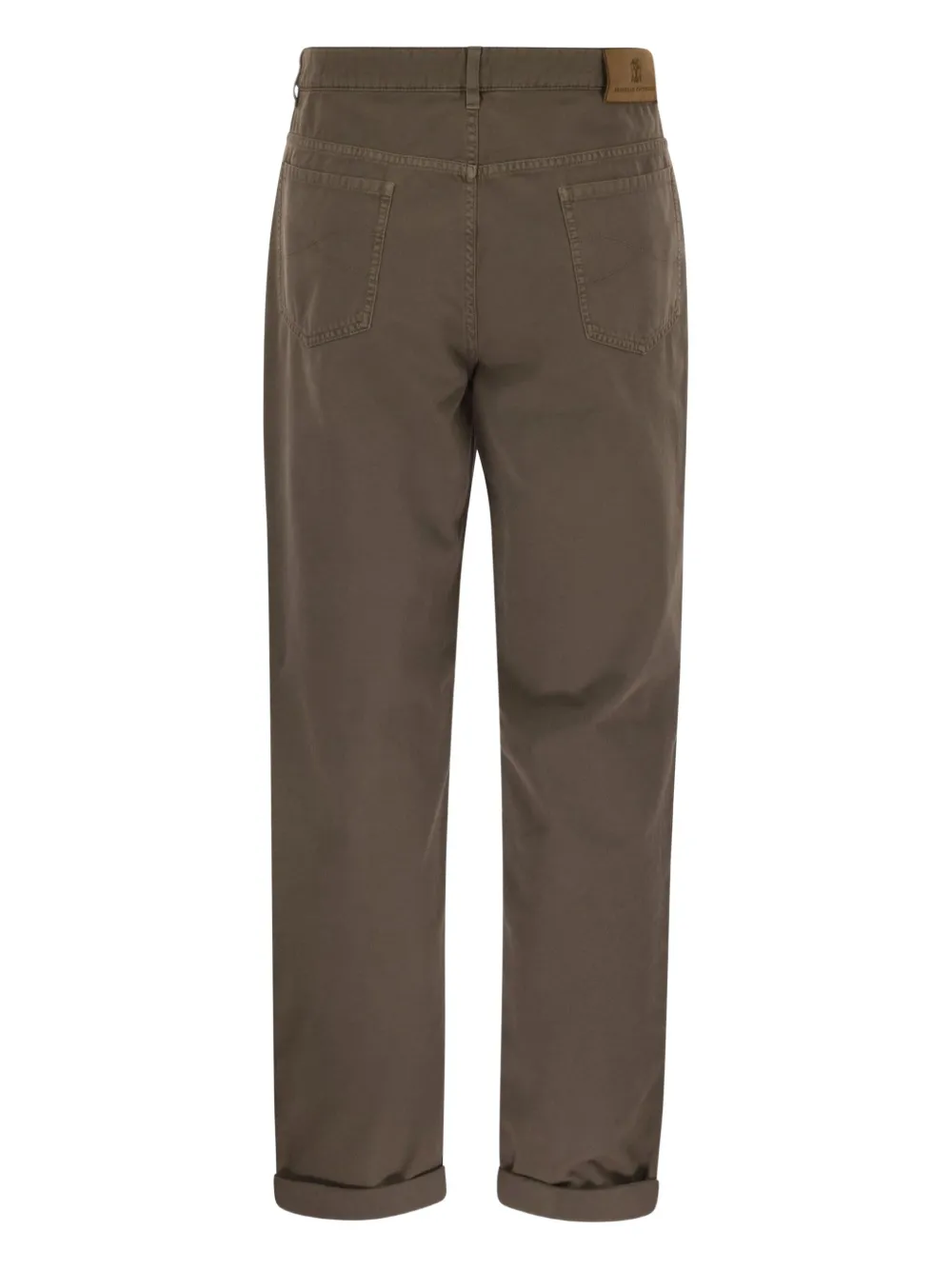 Brunello Cucinelli Broek met vijf zakken Bruin
