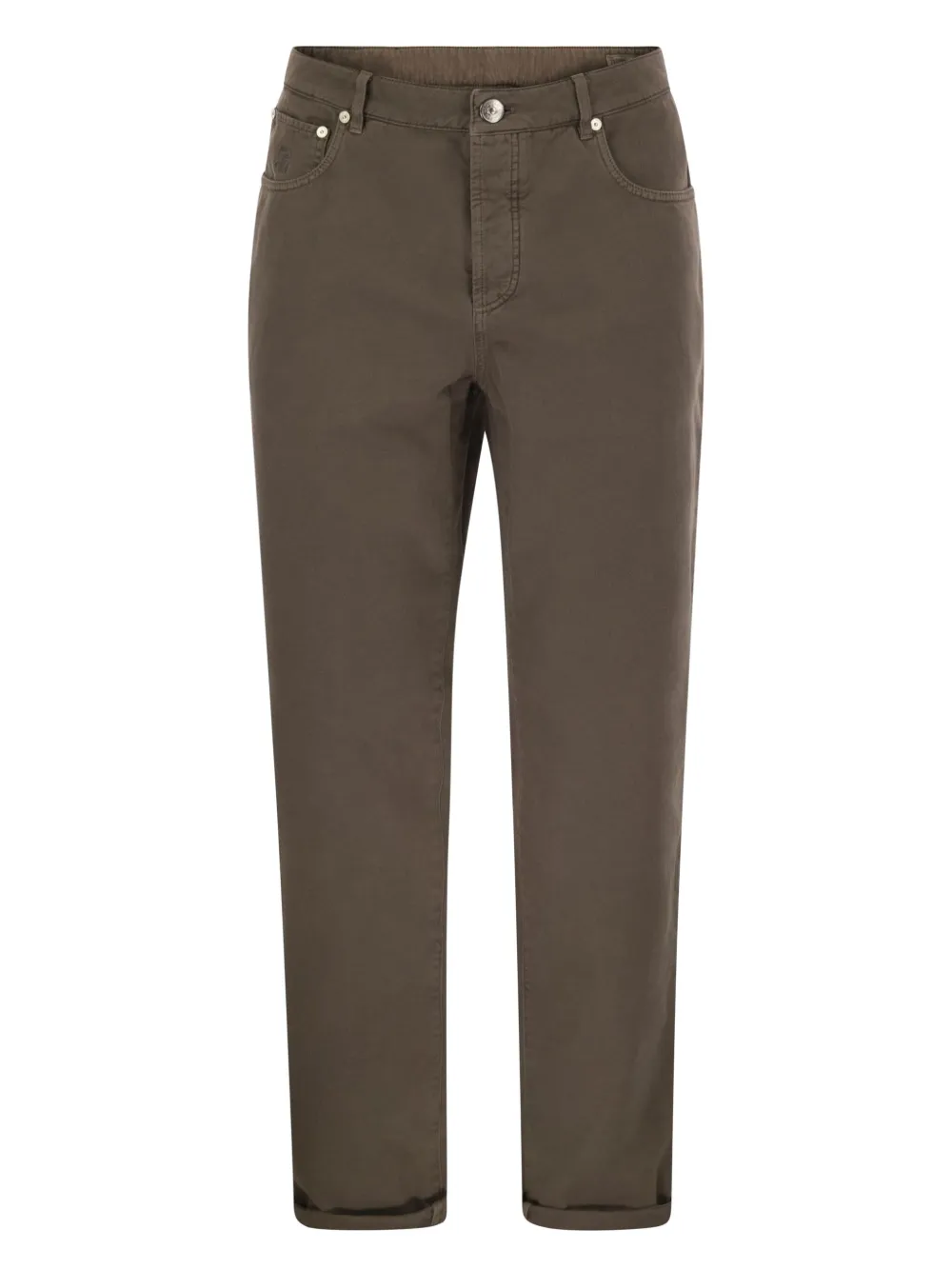 Brunello Cucinelli five-pocket trousers | Brown | Image 1