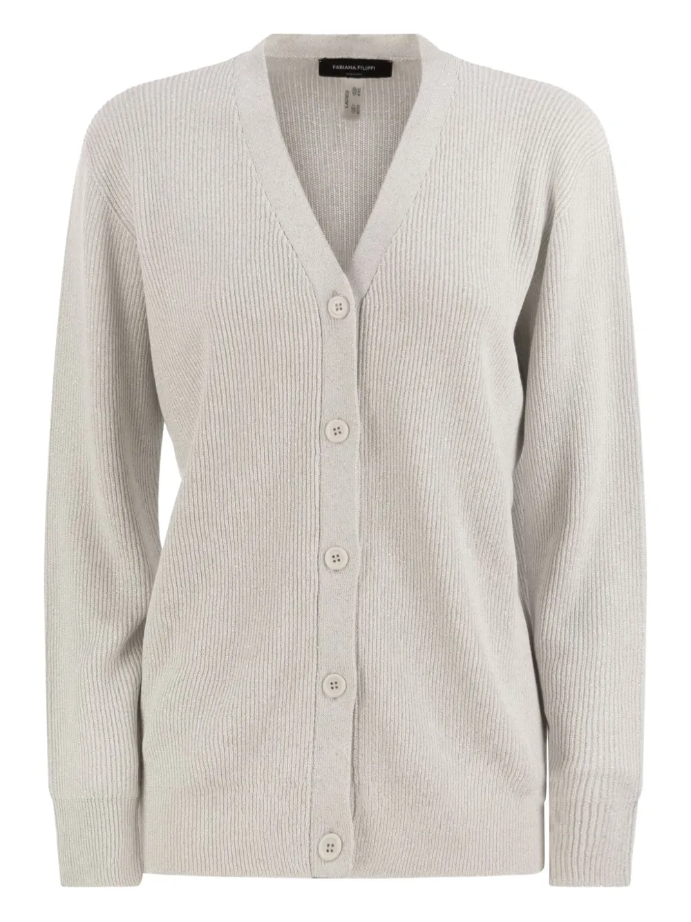 Fabiana Filippi Cardigan con scollo a V - Toni neutri
