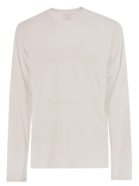Majestic Filatures playera maga larga con cuello redondo
