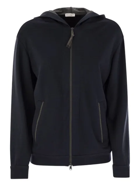 Brunello Cucinelli precious stripe hoodie