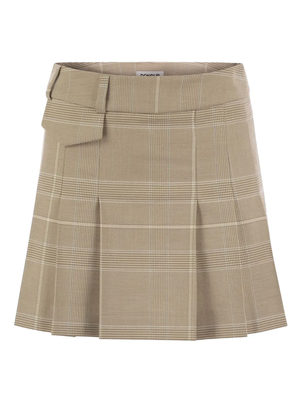 DONDUP Minirock mit Prince of Wales-Karo - Nude