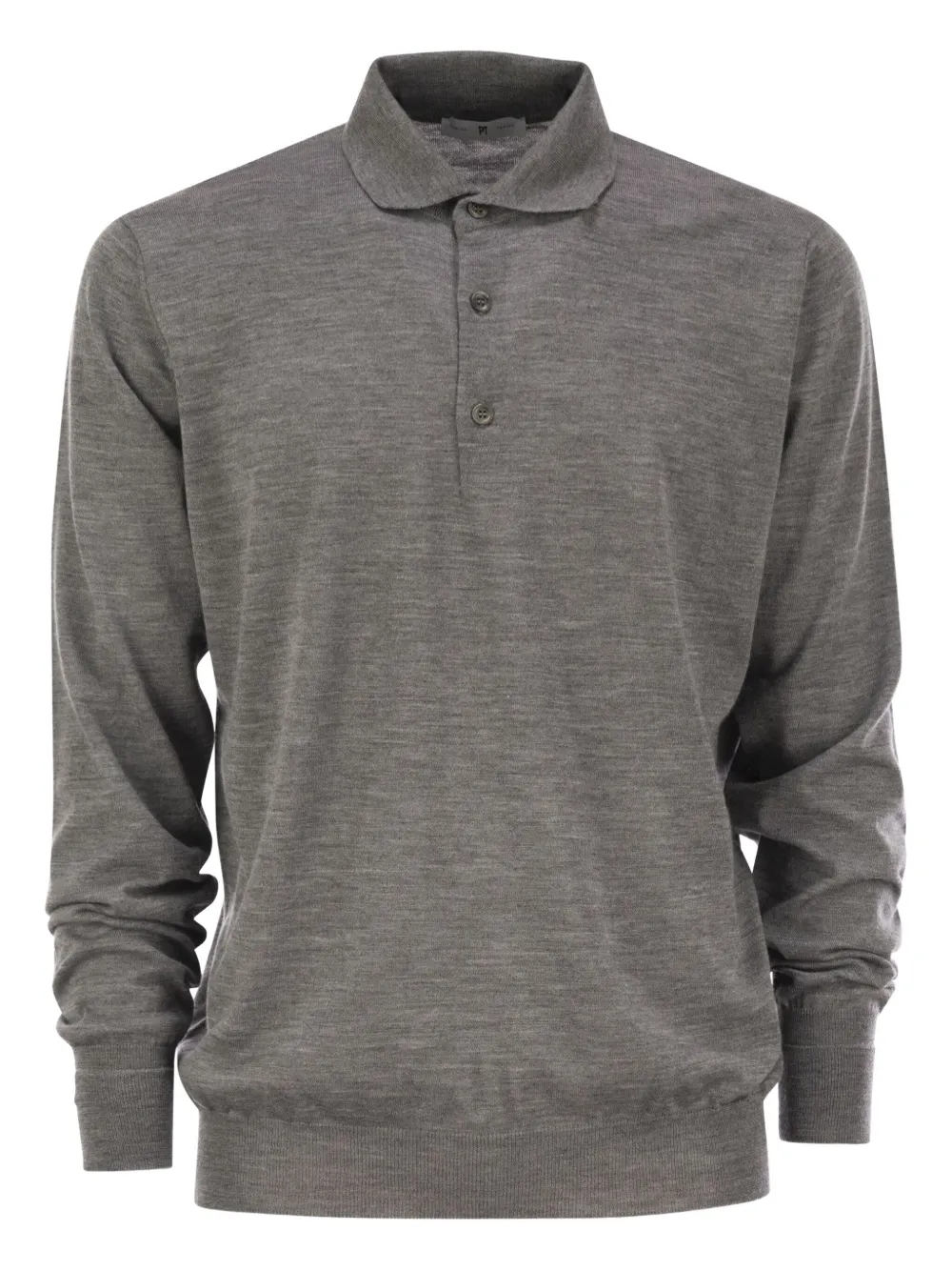 PT Torino Maglione in lana effetto mélange - Grigio